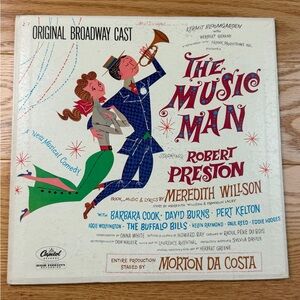 The Music Man Original Broadway Cast LP 1958 Capital WAO-990 1st Press Mono VG
